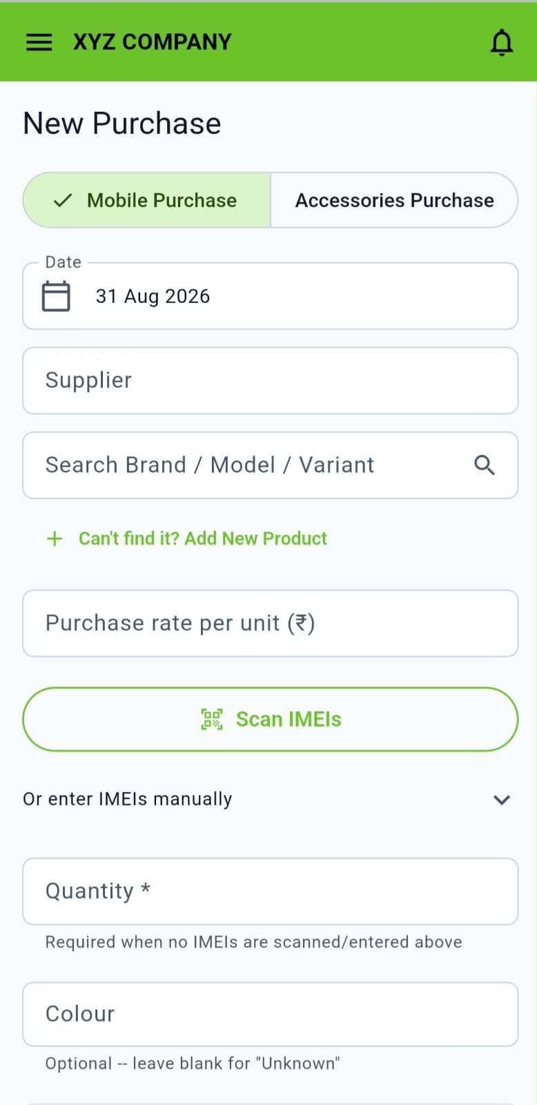 Mobile ERP screenshot 5