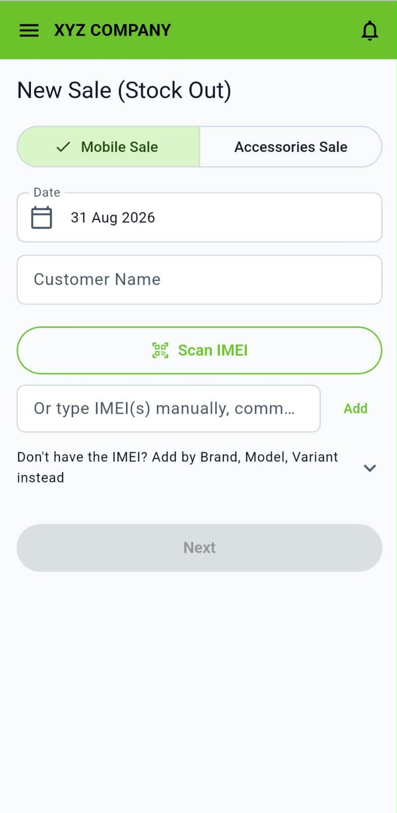 Mobile ERP screenshot 6